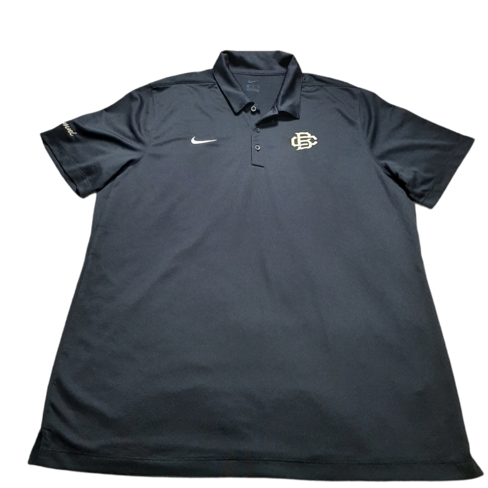 *Nike CB Black Gold Alumni Polo Shirt‎ Size XL